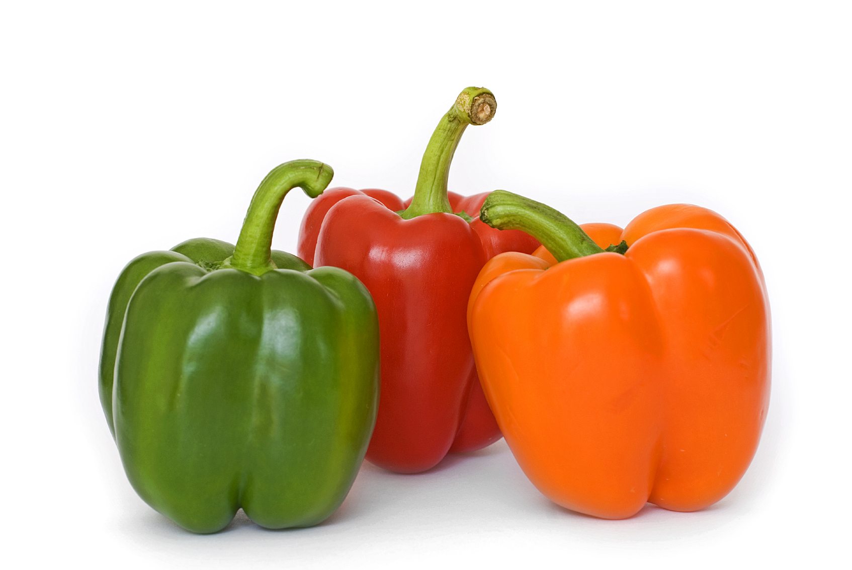 Red, Green & Orange Peppers